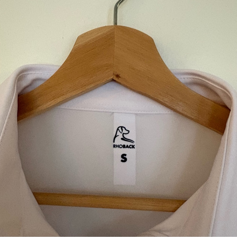Rhoback || Performance Polo Solid White Small - image 4